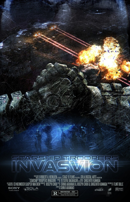 starship troopers 6 Poster Canvas Movie Film Print A0 A1 A2 A3 A4 A5 A6 Art Wall