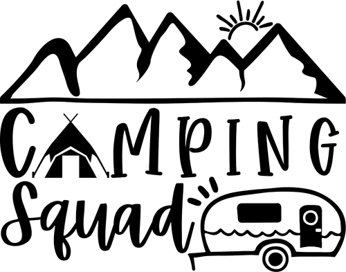 camping_squad Poster Canvas Movie Film Print A0 A1 A2 A3 A4 A5 A6 Art Wall Decor