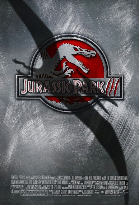 Jurassic Park III (2001)_3 Poster Canvas Movie Film Print A0 A1 A2 A3 A4 A5 A6 A
