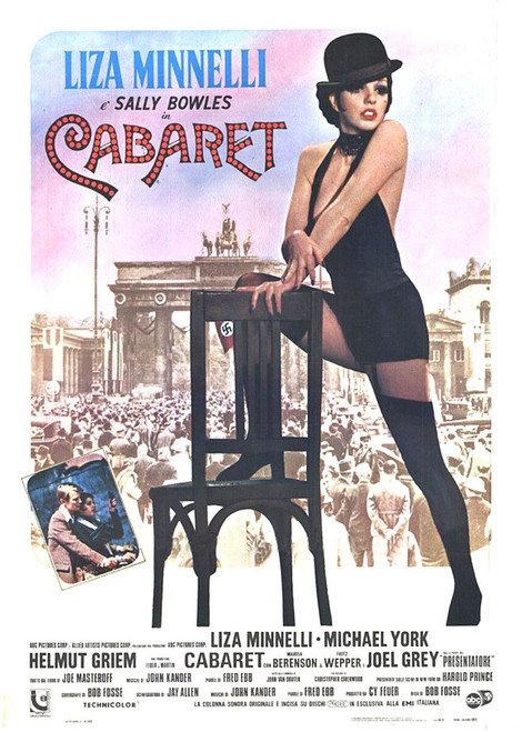 Cabaret (1972)_4 Movie Film Poster Canvas iconic design Cabaret (1972)_4 Movie Film Poster Canvas iconic design