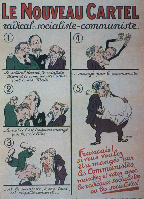 1928 Sennep Le Nouveau cartel radical-socialiste-communiste, Post Art Gallery