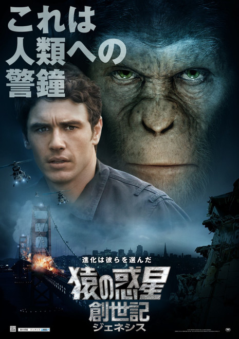 Rise of the Planet of the Apes (2011)_10 Poster Canvas Movie Film Print A0 A1 A2