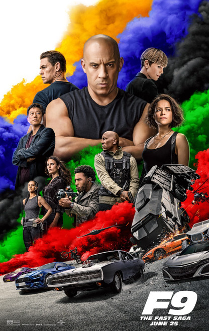 F9 (2021)_12 Movie Film Poster Canvas iconic design