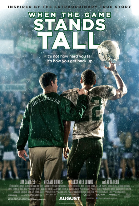 When the Game Stands Tall (2014)_1 Poster Canvas Movie Film Print A0 A1 A2 A3 A4