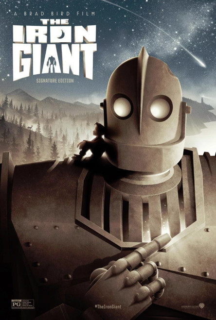 The Iron Giant (1999)_4 Poster Canvas Movie Film Print 30 on 40 inches photo poster