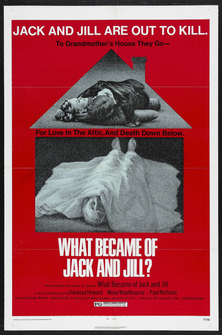 What Became Of Jack And Jill 01 Poster Canvas Movie Film Print A0 A1 A2 A3 A4 A5