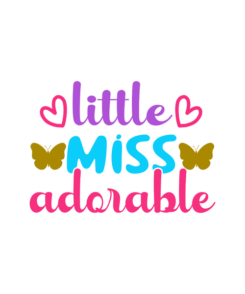 Little miss adorable-01 (2) Poster Canvas Movie Film Print A0 A1 A2 A3 A4 A5 A6