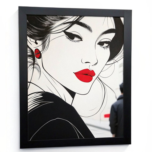 Geisha Art Print Wall Art Japanese Home Decor Geisha Poster Oriental Art (2) Pos