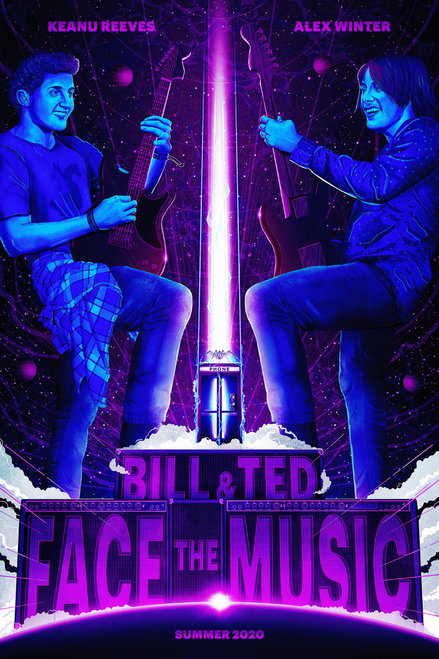 bill and ted face the music 6 Poster Canvas Movie Film Print A0 A1 A2 A3 A4 A5 A