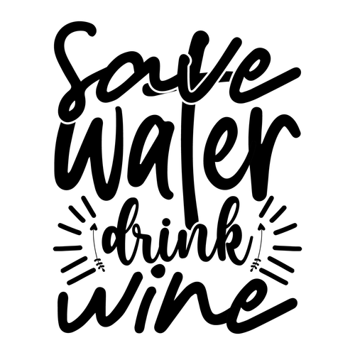 save water drink wine-01 Poster Canvas Movie Film Print A0 A1 A2 A3 A4 A5 A6 Art