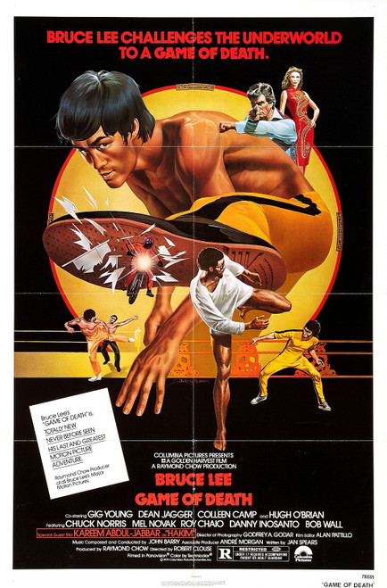 Game Of Death 01 Poster Canvas Movie Film Print A0 A1 A2 A3 A4 A5 A6 Art Wall De