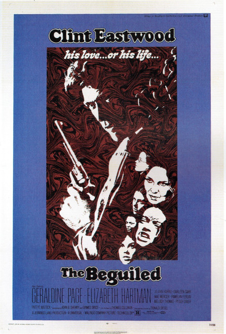 The Beguiled- 1971 Poster Canvas Movie Film Print A0 A1 A2 A3 A4 A5 A6 Art Wall