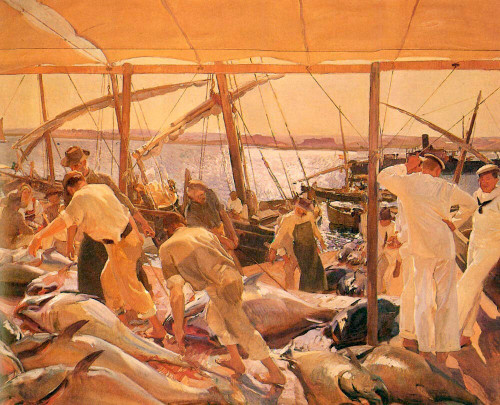Sorolla_Joaquin_La_Pesca_Del_Atun Poster Canvas Movie Film Print A0 A1 A2 A3 A4