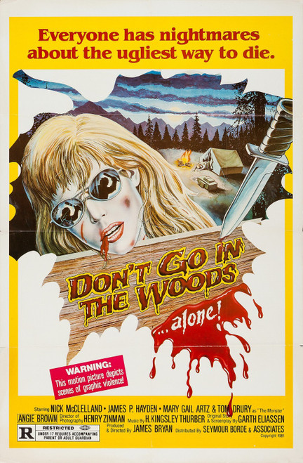 Don_t Go in the Woods (1981)_0 Movie Film Poster Canvas iconic design