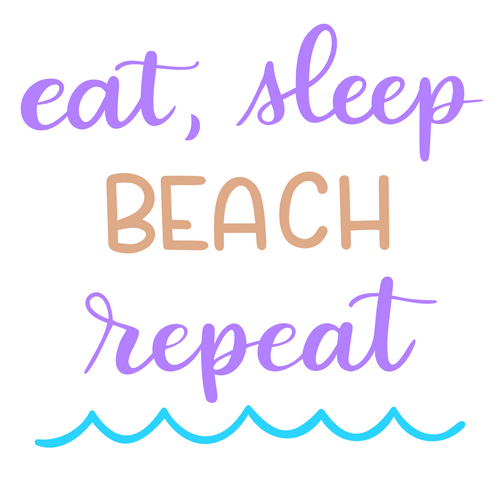 eat sleep beach (2) Poster Canvas Movie Film Print A0 A1 A2 A3 A4 A5 A6 Art Wall