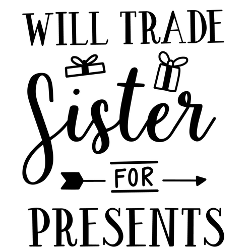 Will Trade Sister For Presents Poster Canvas Movie Film Print A0 A1 A2 A3 A4 A5