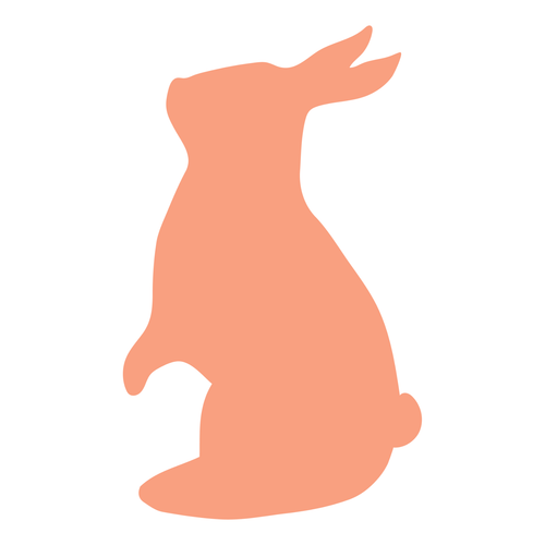 Bunny-rabbit-outline_18 Poster Canvas Movie Film Print A0 A1 A2 A3 A4 A5 A6 Art