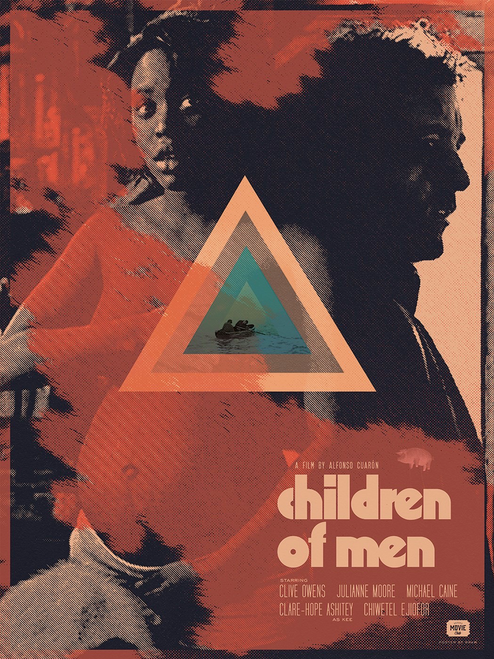 children of men 5 Poster Canvas Movie Film Print A0 A1 A2 A3 A4 A5 A6 Art Wall D