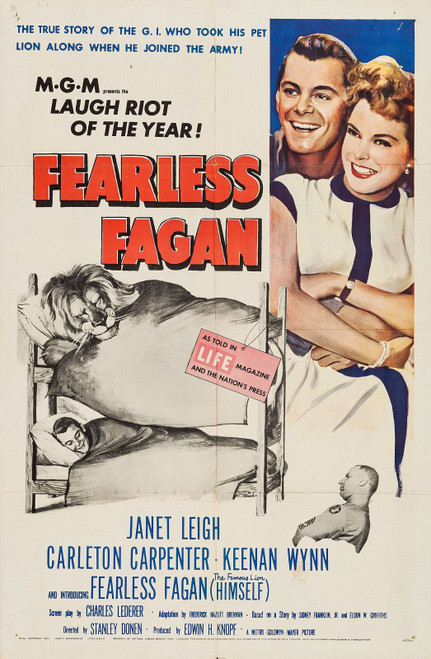 Fearless Fagan (1952)_0 Movie Film Poster Canvas iconic design