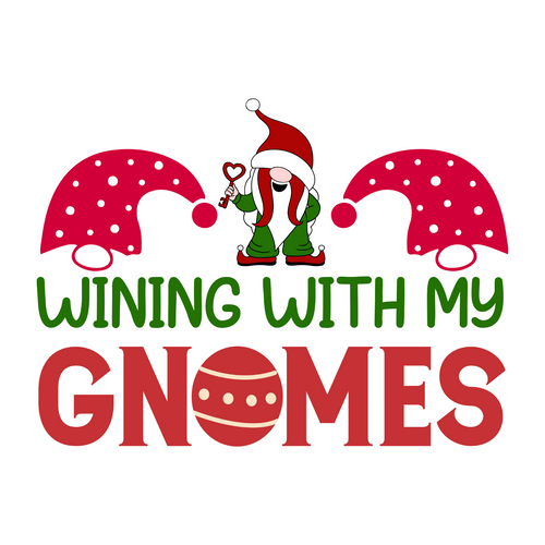 Wining with my gnomes-01 Poster Canvas Movie Film Print A0 A1 A2 A3 A4 A5 A6 Art
