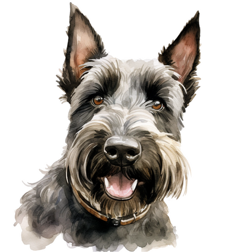 Scottish Terrier (3) Poster Canvas Movie Film Print A0 A1 A2 A3 A4 A5 A6 Art Wal