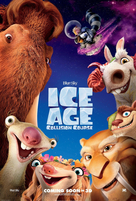 Ice Age_ Collision Course (2016)_8 Poster Canvas Movie Film Print A0 A1 A2 A3 A4