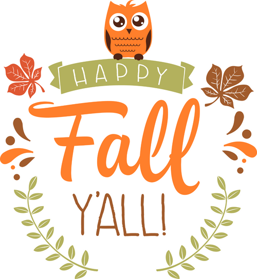 Happy fall yall no white Poster Canvas Movie Film Print A0 A1 A2 A3 A4 A5 A6 Art