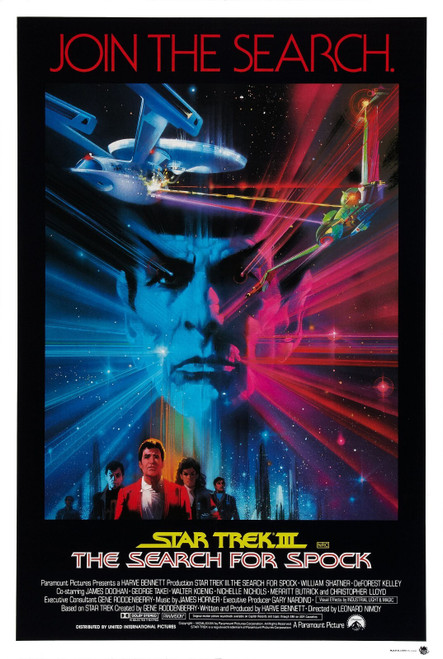 Star Trek III The Search for Spock 1 Poster Canvas Movie Film Print A0 A1 A2 A3