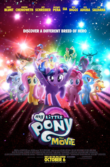 My Little Pony_ The Movie (2017)_3 Poster Canvas Movie Film Print A0 A1 A2 A3 A4