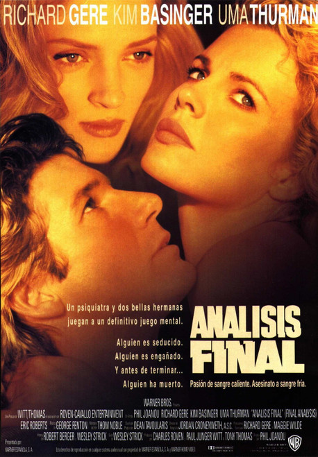 Final Analysis (1992)_2 Movie Film Poster Canvas iconic design