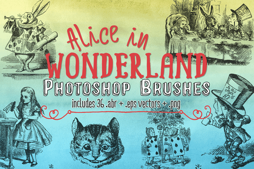 Clikchic_ABR_AliceInWonderland Poster Canvas Movie Film Print A0 A1 A2 A3 A4 A5