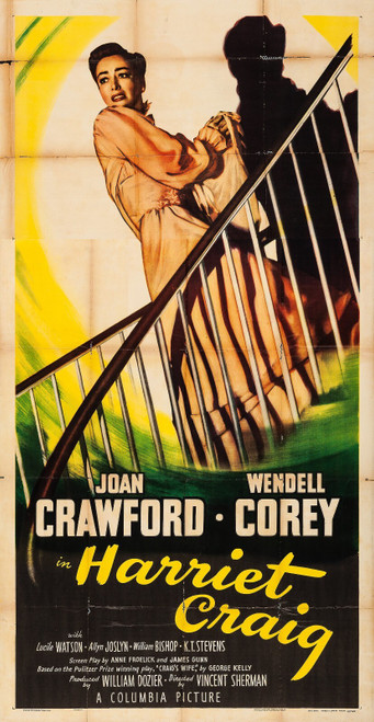 Harriet Craig (1950)_2 Movie Film Poster Canvas iconic design Harriet Craig (1950)_2 Movie Film Poster Canvas iconic design