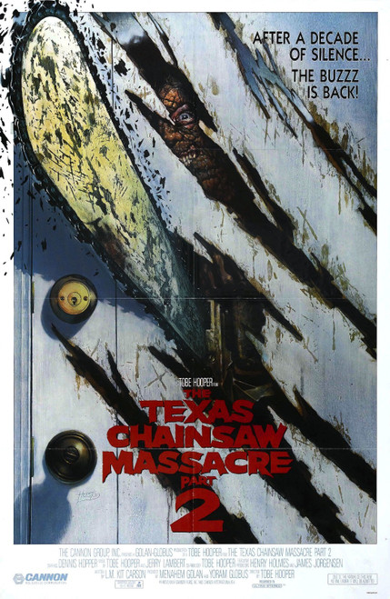 Texas Chainsaw Massacre 2 01 Poster Canvas Movie Film Print A0 A1 A2 A3 A4 A5 A6