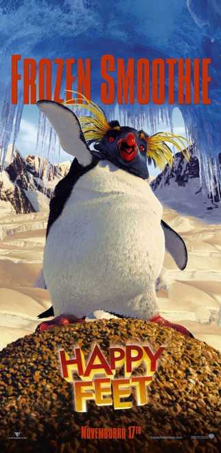 Happy Feet (2006)_4 Movie Film Poster Canvas iconic design