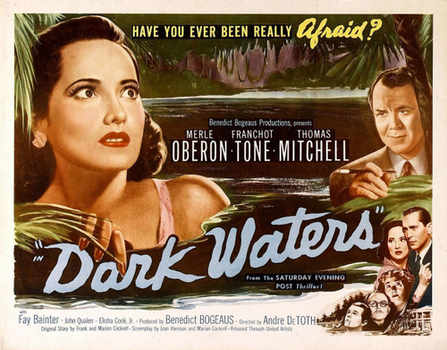 Dark Waters (1944)_1 Movie Film Poster Canvas iconic design