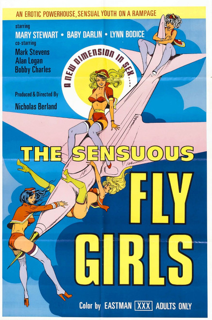 Sensuous Fly Girls 01 Poster Canvas Movie Film Print A0 A1 A2 A3 A4 A5 A6 Art Wa
