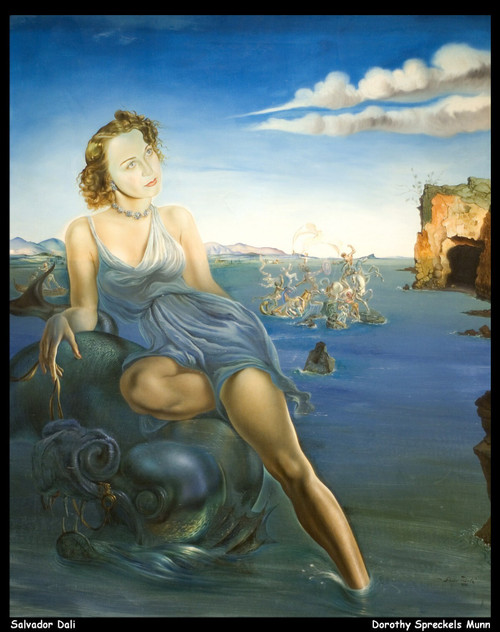 salvador-dali---dorothy-spreckels-munn_11019601666_o(1) Poster Canvas Movie Film