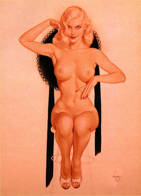 Alberto_Vargas_Pin-Up_Art_125 Art Gallery Poster Canvas Print Wall Decoration A0