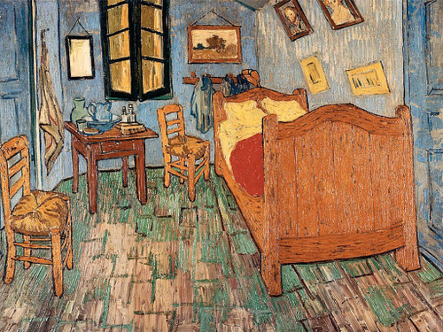 Van_Gogh's_Bedroom_by_Van_Gogh Poster Canvas Movie Film Print A0 A1 A2 A3 A4 A5