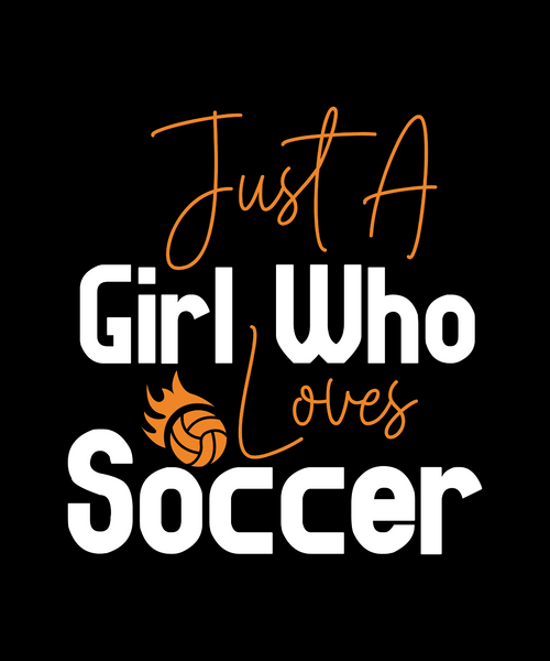 Just a Girl Who Loves Soccer-01 Poster Canvas Movie Film Print A0 A1 A2 A3 A4 A5