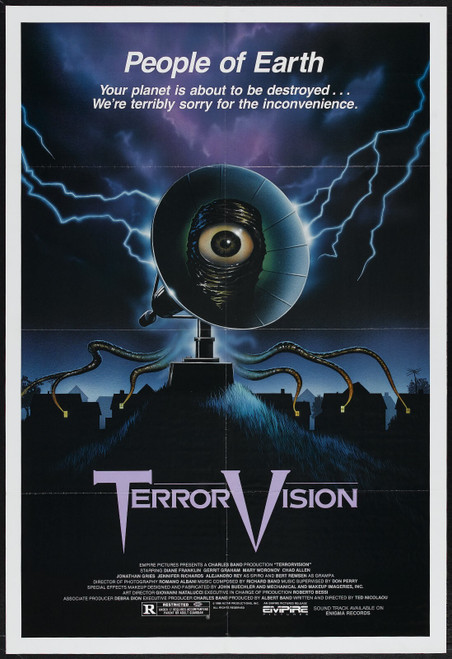 Terrorvision 01 Poster Canvas Movie Film Print A0 A1 A2 A3 A4 A5 A6 Art Wall Dec