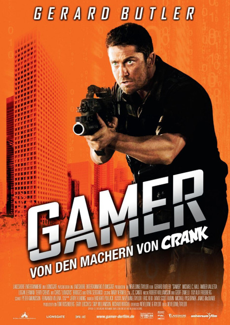 Gamer (2009)_4 Movie Film Poster Canvas iconic design
