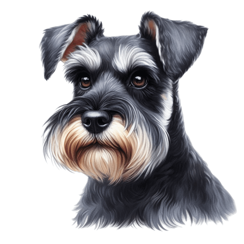 55 Miniature Schnauzer Poster Canvas Movie Film Print A0 A1 A2 A3 A4 A5 A6 Art W