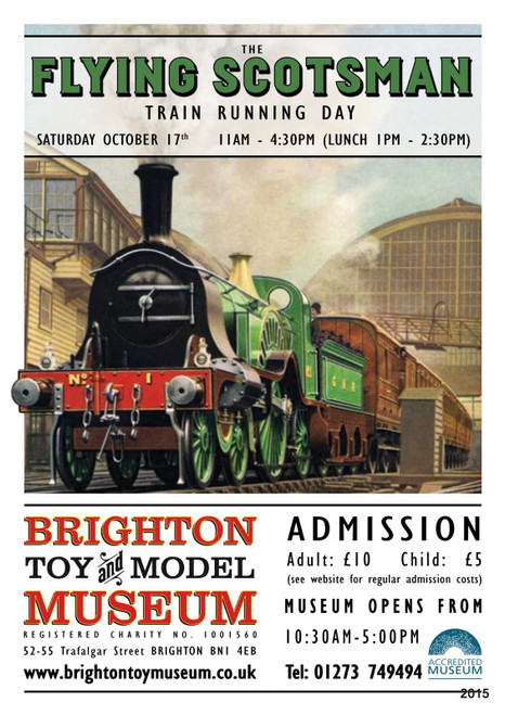 Transport poster - Flying Scotsman liflet Poster Canvas Movie Film Print A0 A1 A