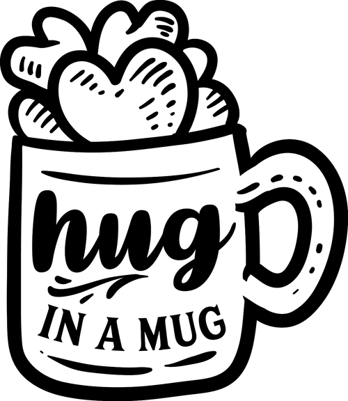 Hug in a mug Poster Canvas Movie Film Print A0 A1 A2 A3 A4 A5 A6 Art Wall Decora