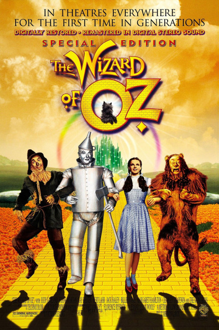 THE WIZARD OF OZ (1939) 2a Poster Canvas Movie Film Print A0 A1 A2 A3 A4 A5 A6 A