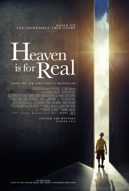 Heaven Is for Real (2014)_0 Movie Film Poster Canvas iconic design