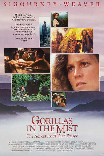 Gorillas in the Mist (1988)_1 Movie Film Poster Canvas iconic design
