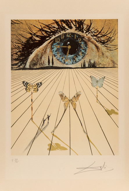 Salvador Dali (1904-1989). The Eye of Surrealist Time, from Memories of Surreali