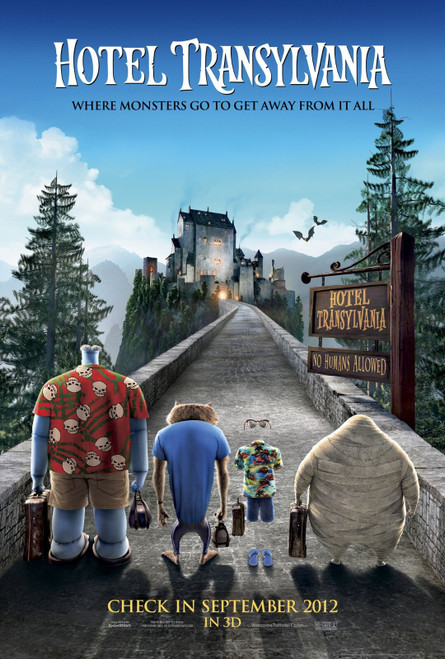 Hotel Transylvania (2012)_1 Movie Film Poster Canvas iconic design